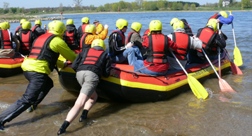 Rhein Rafting in NRW - Köln, Bonn und Düsseldorf