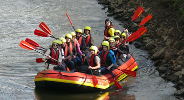 Rhein Rafting - für Junggesellenabschiede